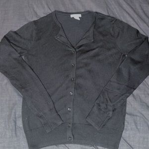 Black cardigan